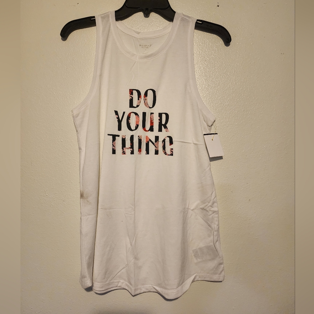Woman Old navy Tank Top  sport New With  tag.